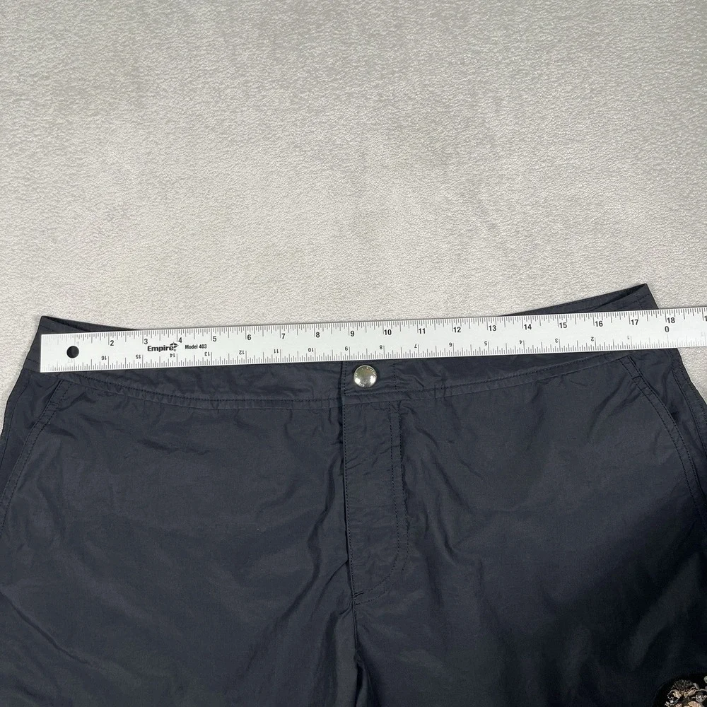 Givenchy Rottweiler Swim Trunks Men's XL Black Dog Head Embroidered Shorts
